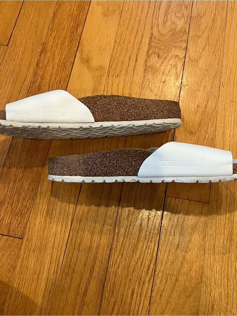 Birkenstock Madrid Big Buckle Sandals White Size 39 (8.5) - Picture 6 of 8